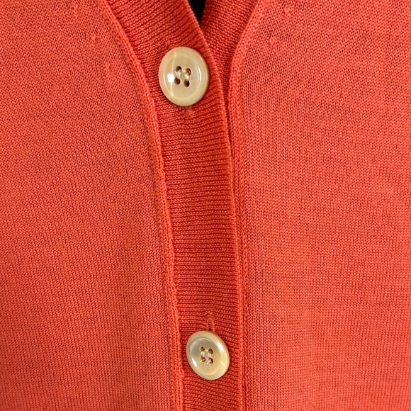 J. Crew 100% Merino Wool Women's Salmon Cardigan Sweater Size Small - Picture 2 of 9